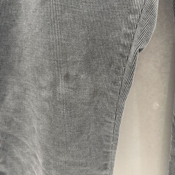 Gap stretch corduroy pants women’s size 8 boot cut flare flap pockets gray 32x32 - Picture 2 of 4